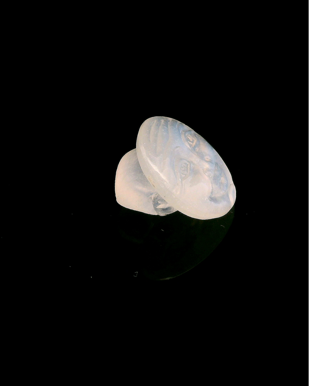 Moonstone Smiling Face