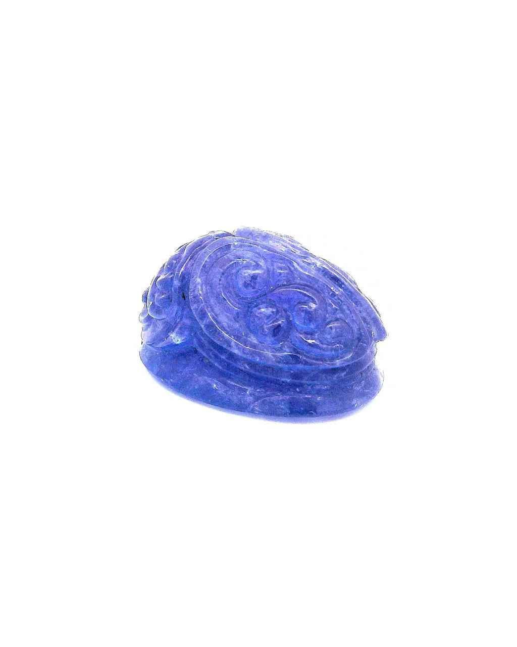 Tanzanite Scarab Carving