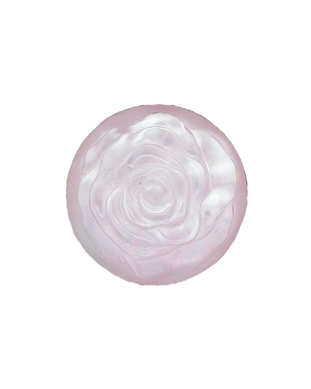 Delicate Pink Rose Carving