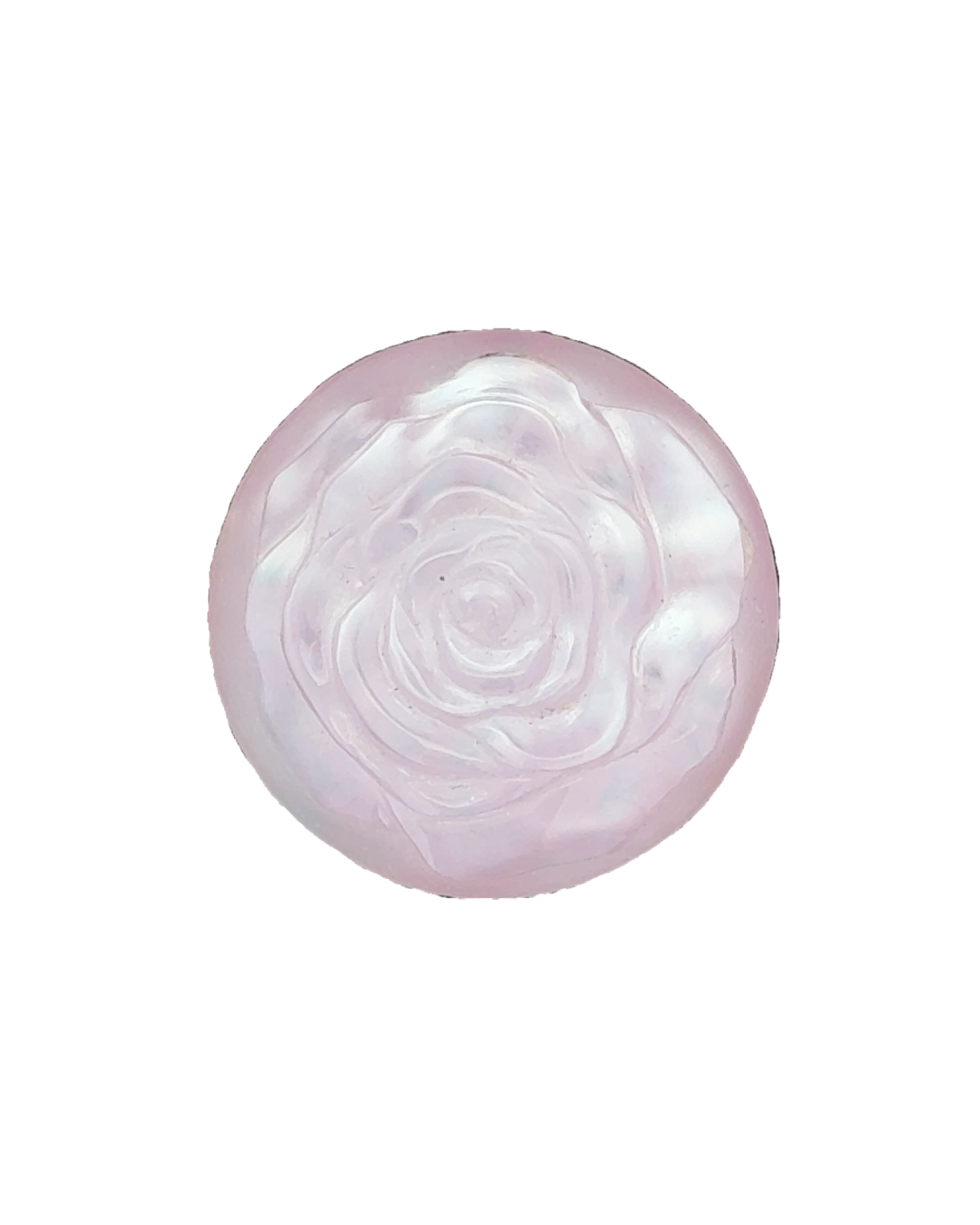 Delicate Pink Rose Carving