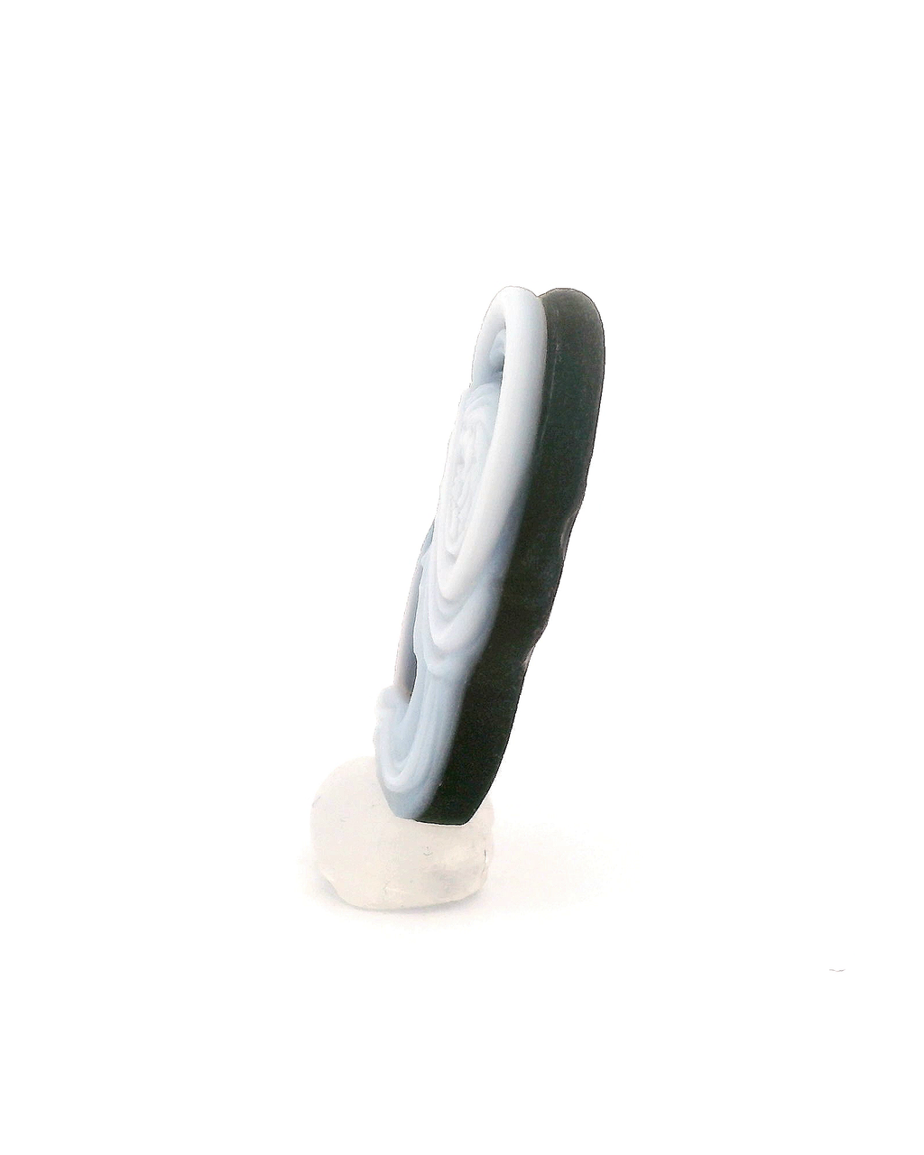 Agate Cameo Women with Sunflower