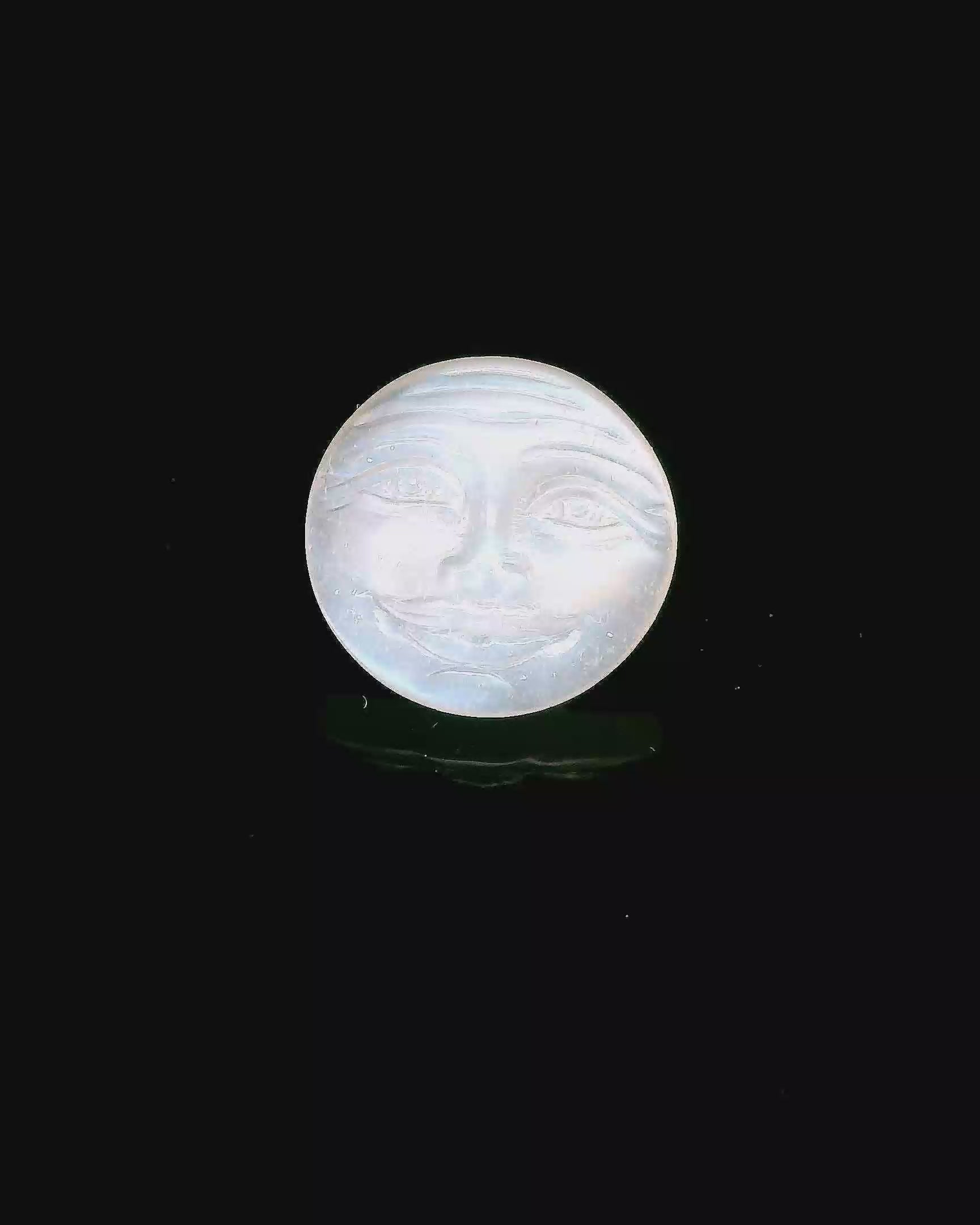 Moonstone Smiling Face