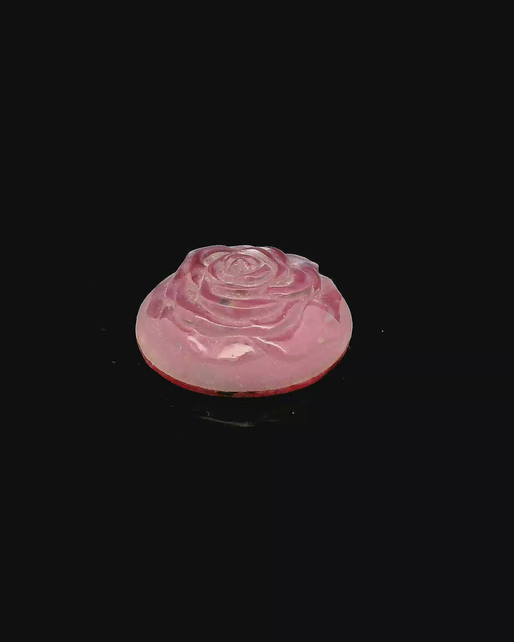 Delicate Pink Rose Carving